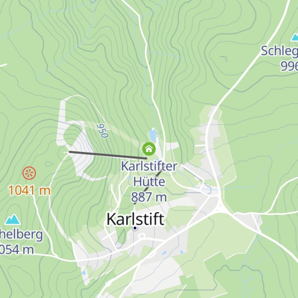 Map of Karlstifter Hütte