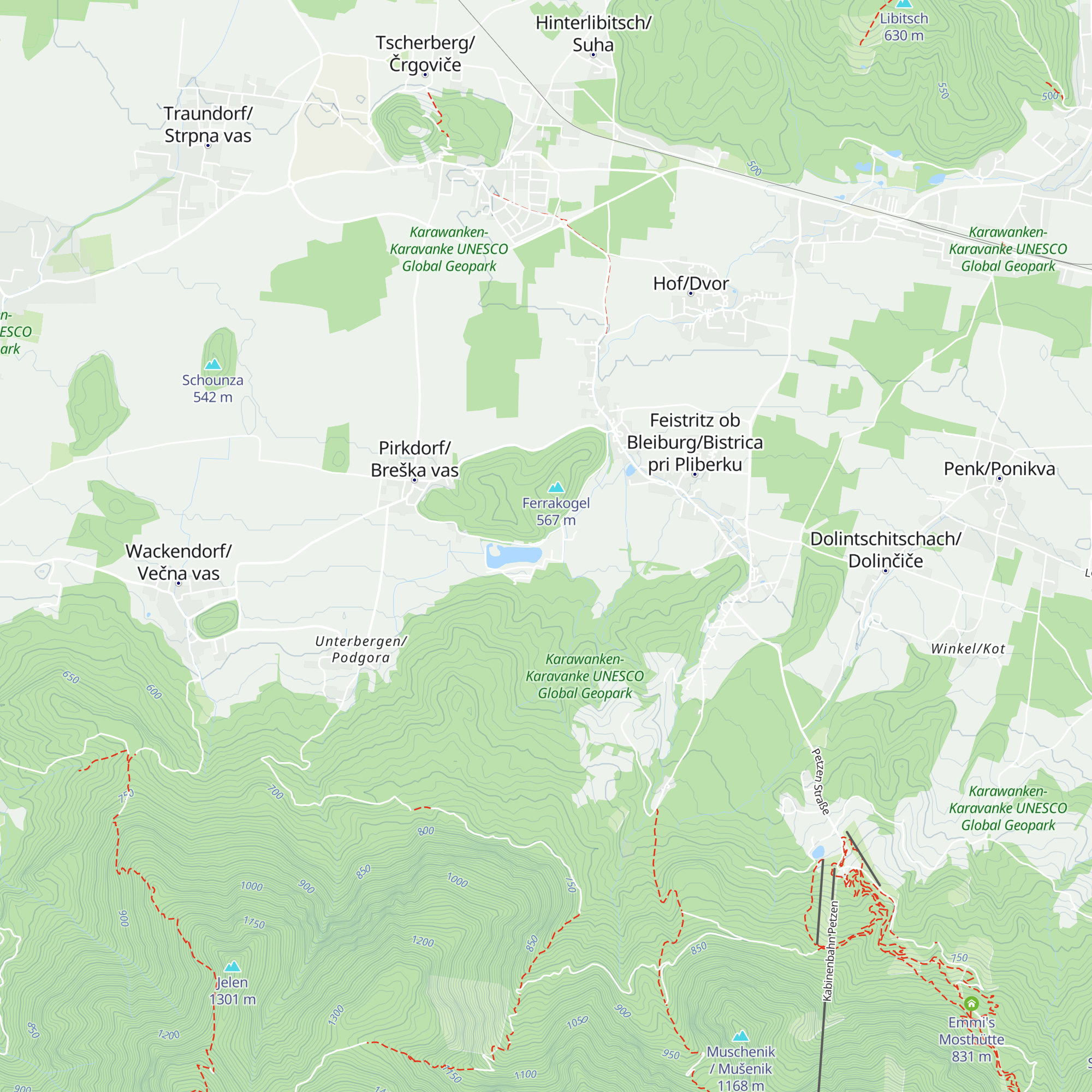 Restaurant Hotel Pirkdorfersee map