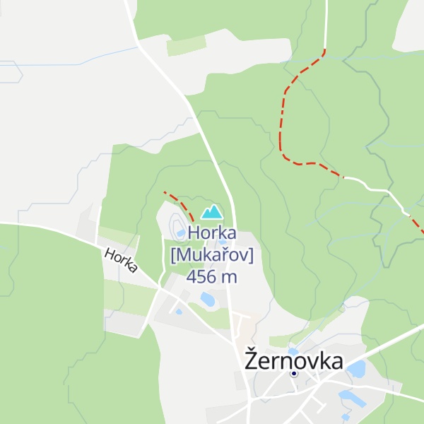 Map of Horka [Mukařov]