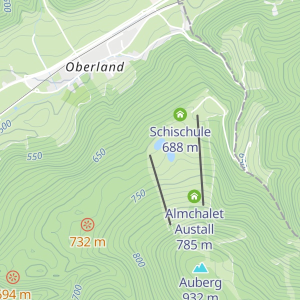 Map of ASKÖ Hütte