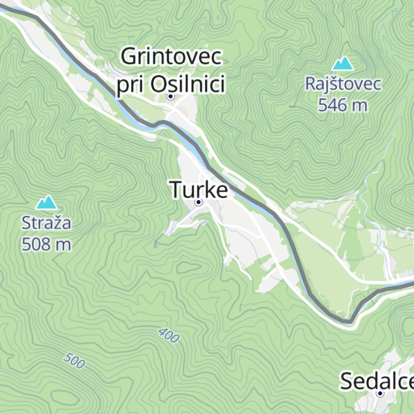 Map of River Kupa lodge