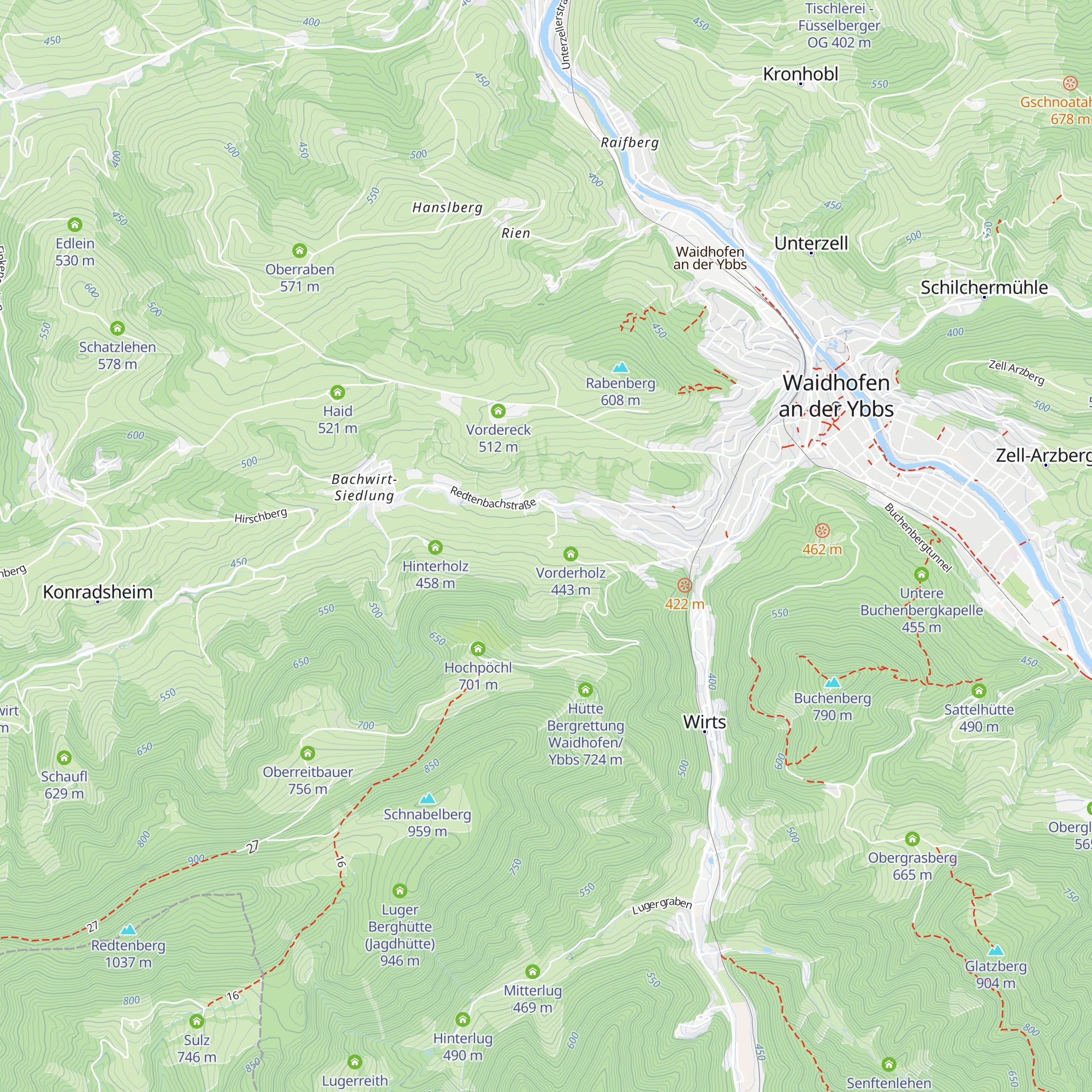 Mitterholz map