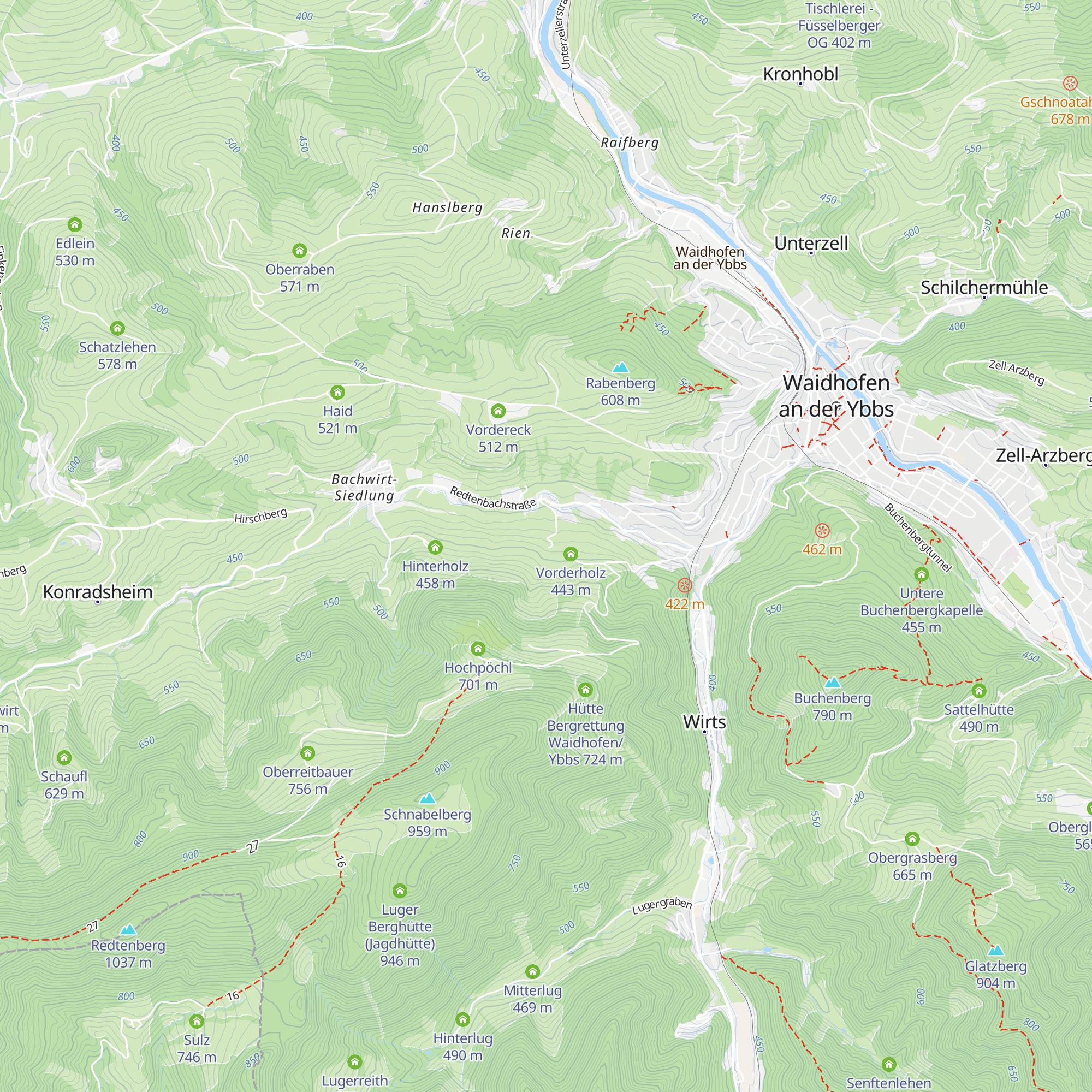 Mitterholz map