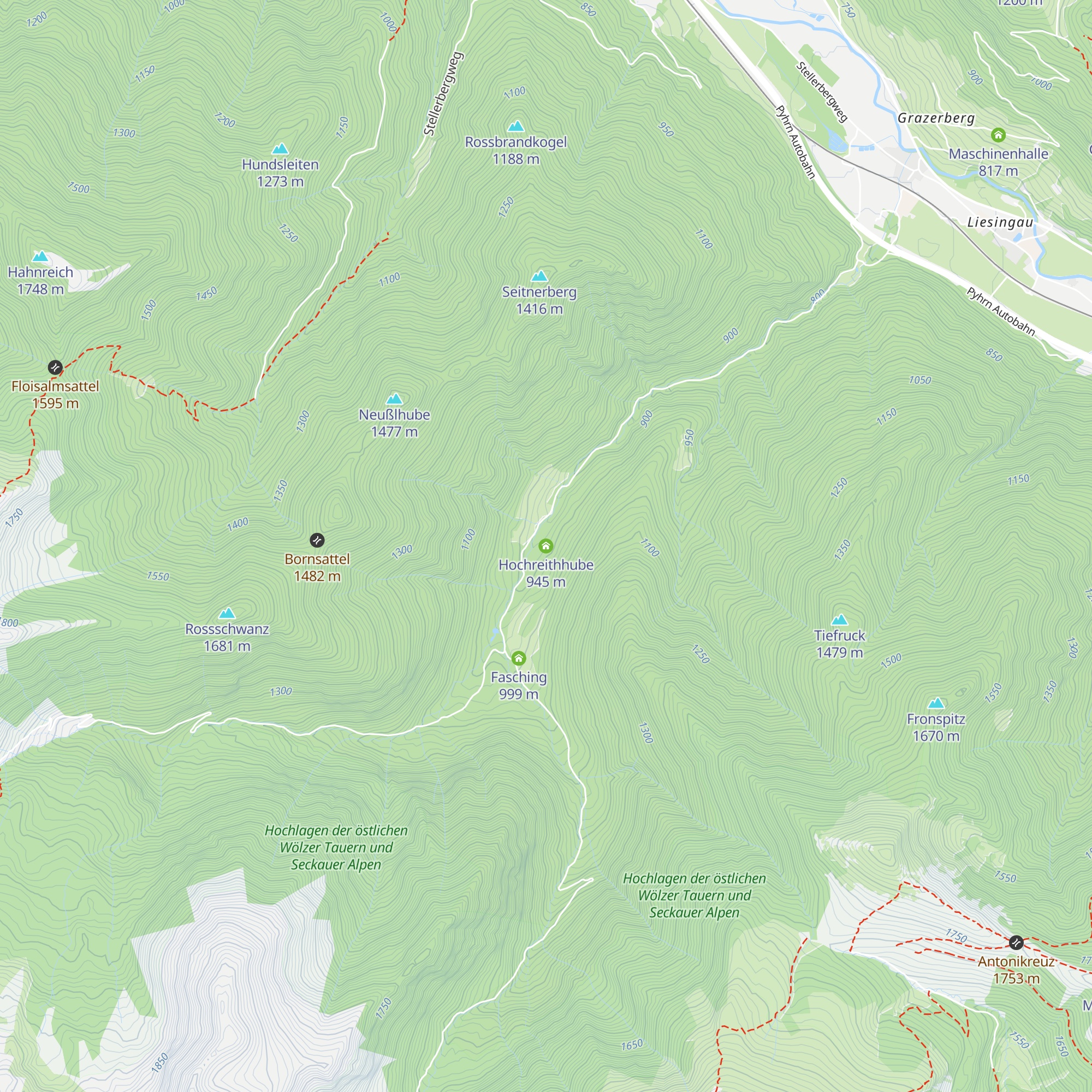 Hochreithhube map