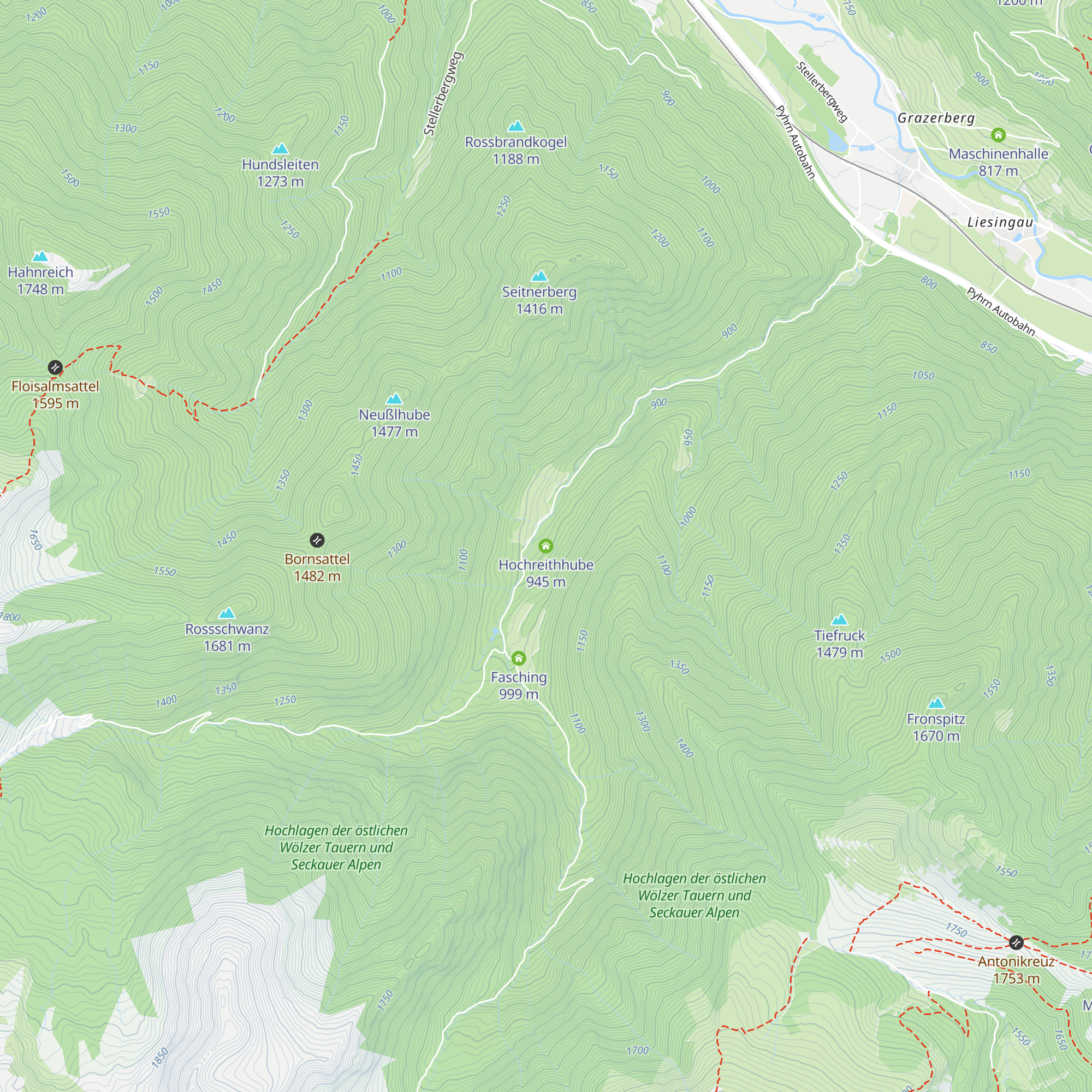 Hochreithhube map