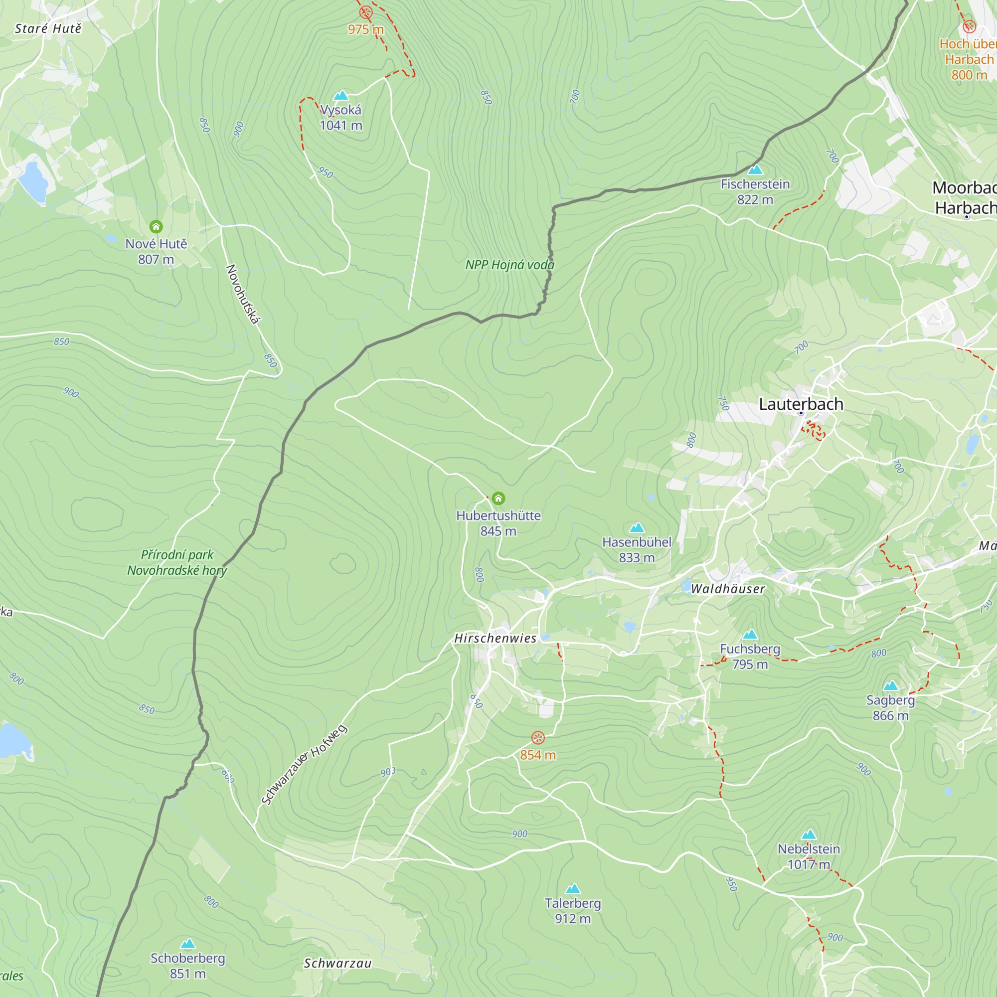 Hubertushütte map