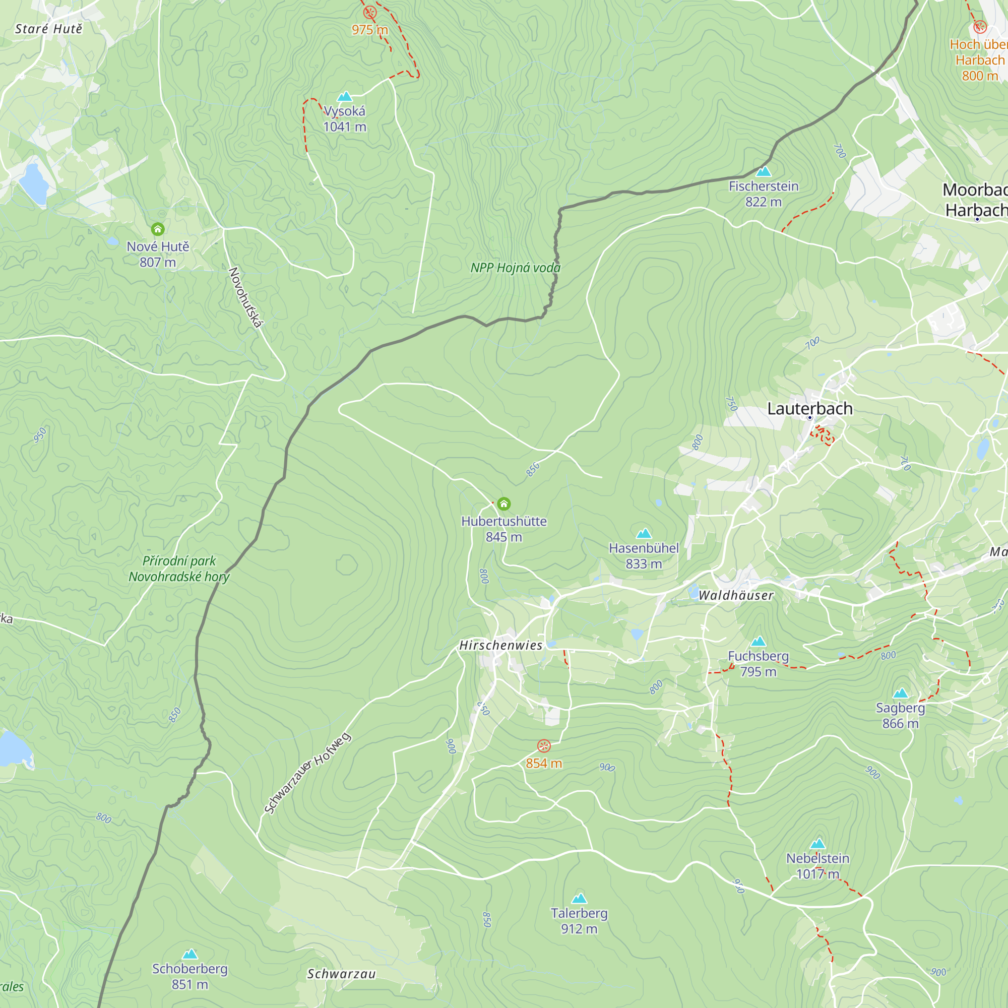 Hubertushütte map