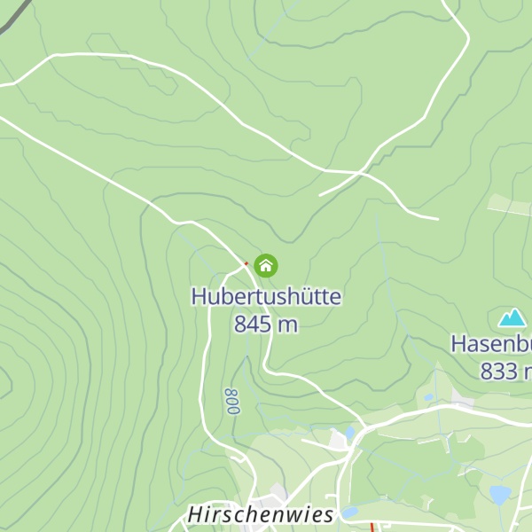 Map of Hubertushütte