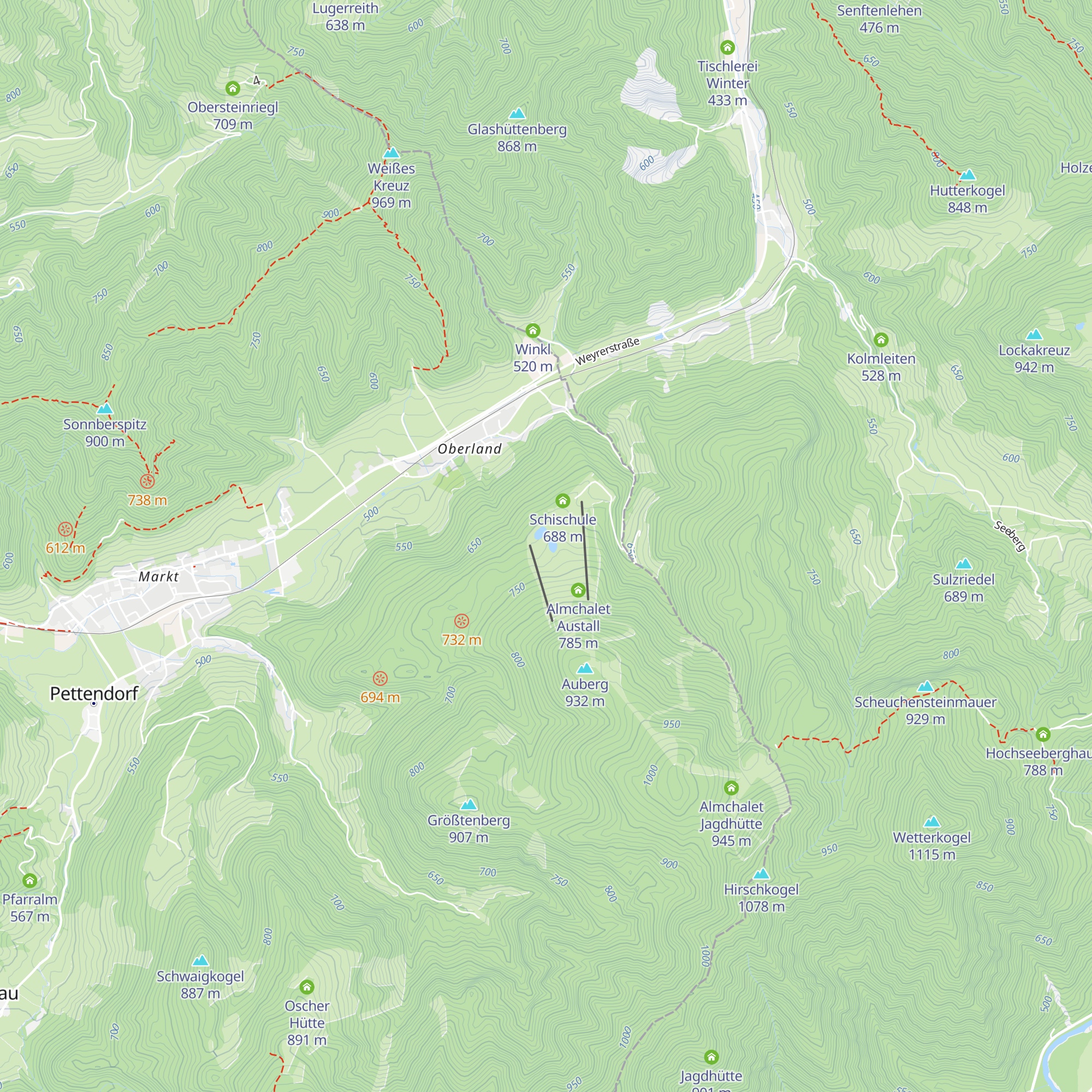 Union Hütte map