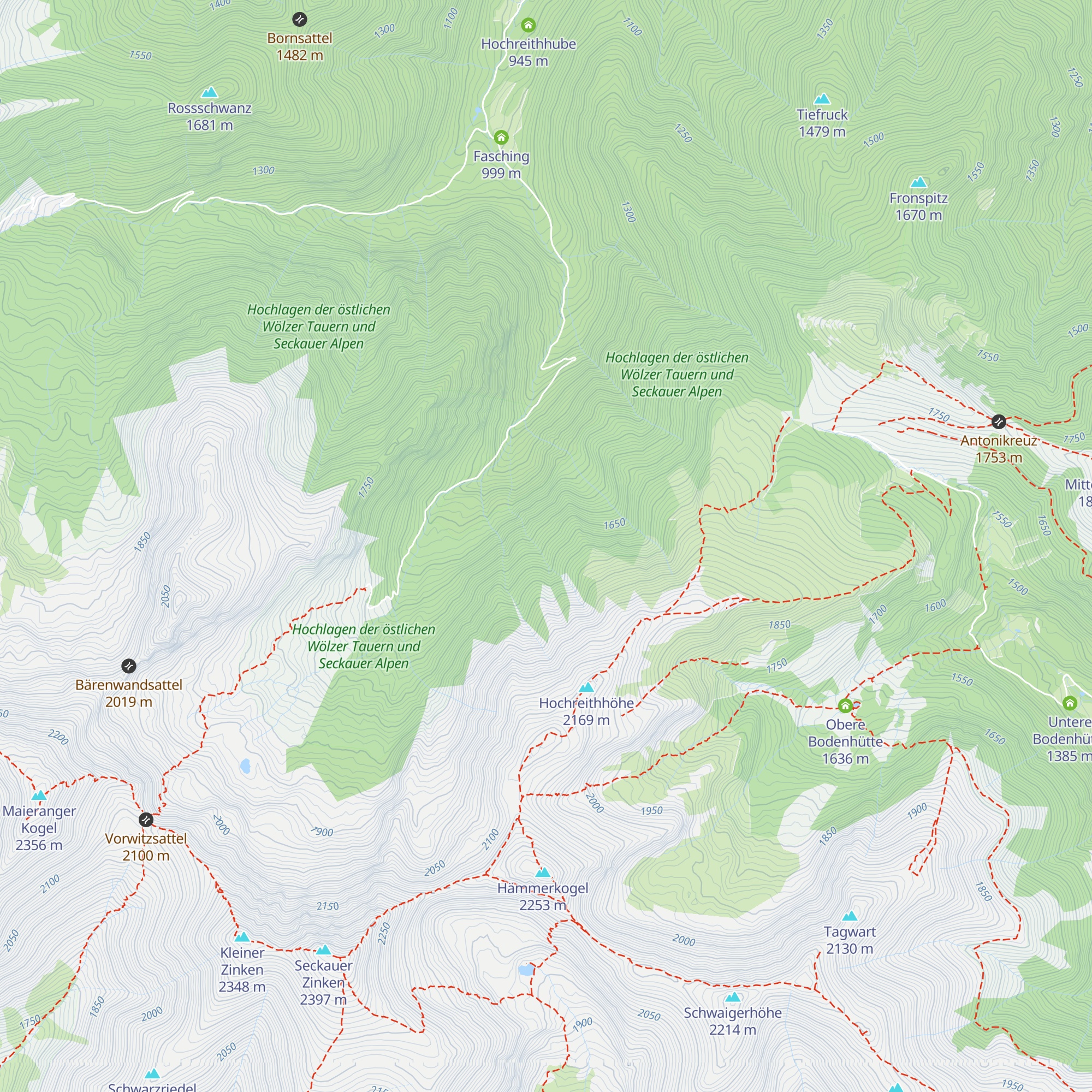 Hütte (verfallen) map