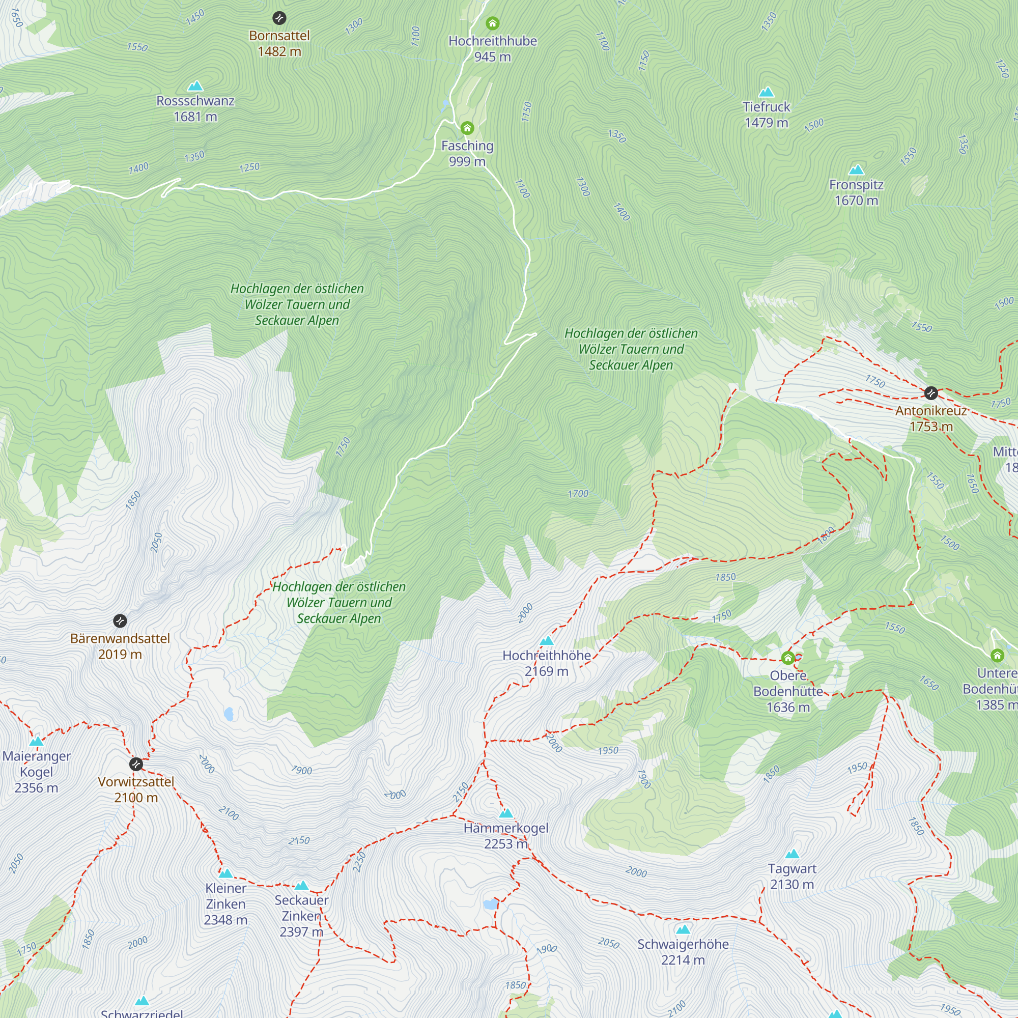Hütte (verfallen) map