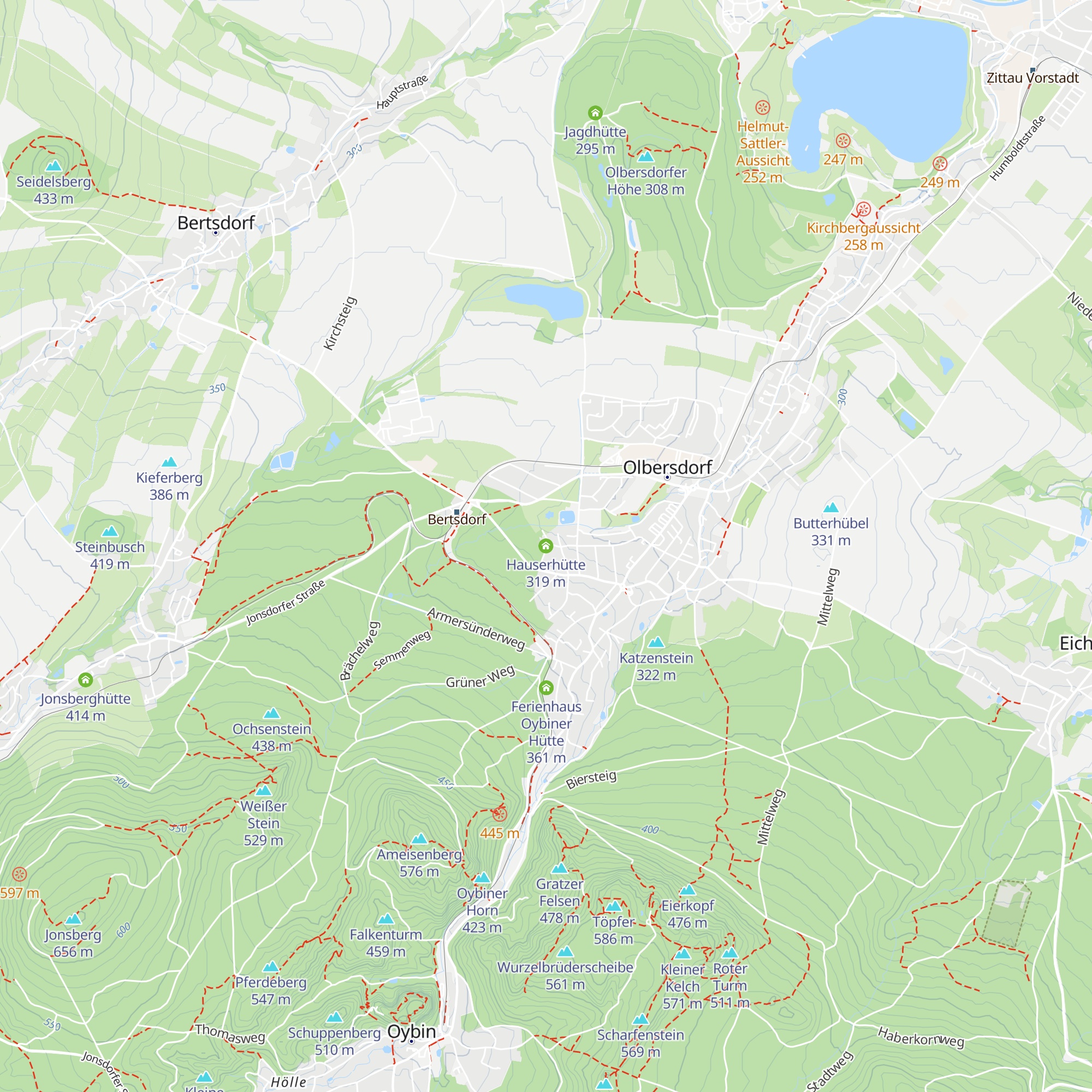 Hauserhütte map