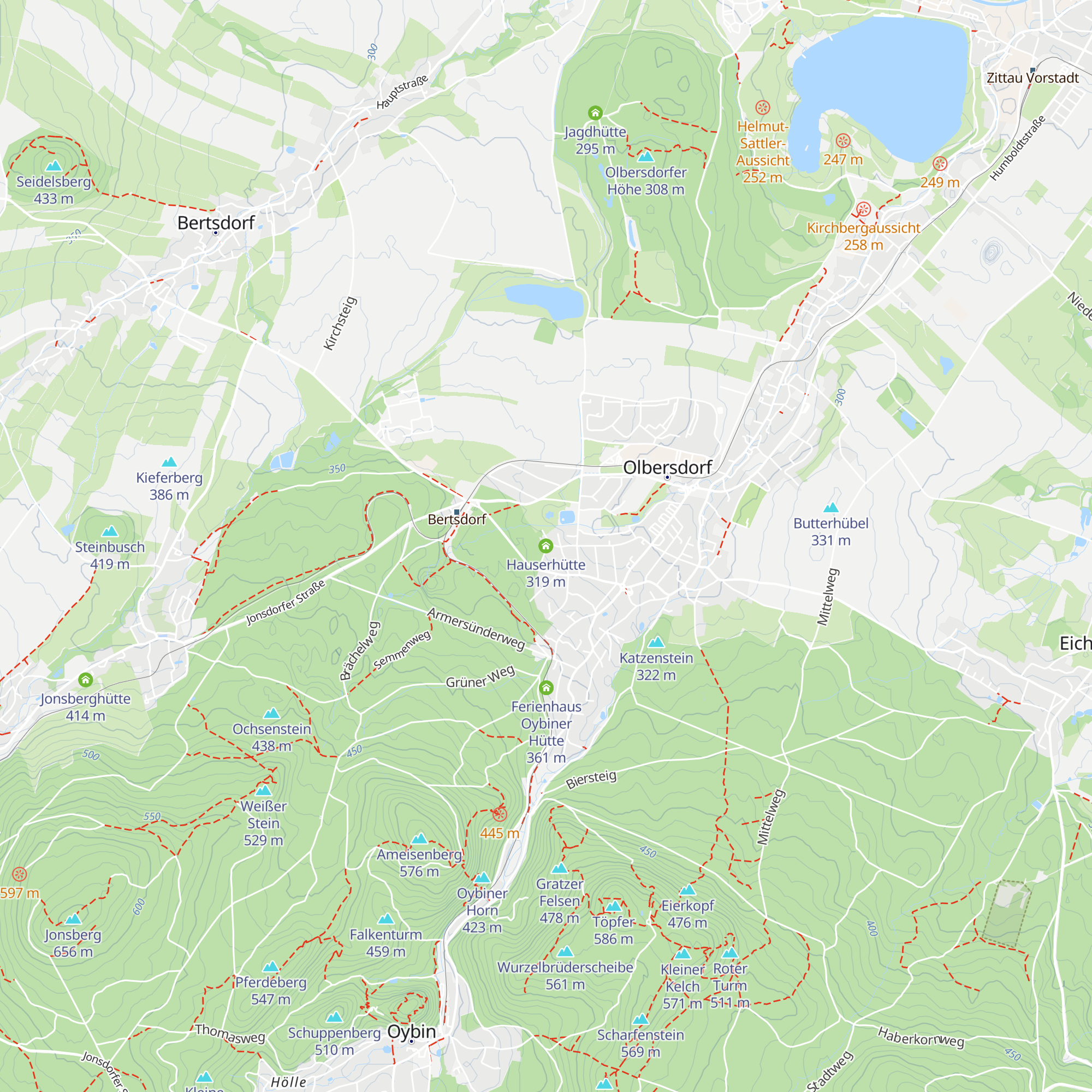Hauserhütte map