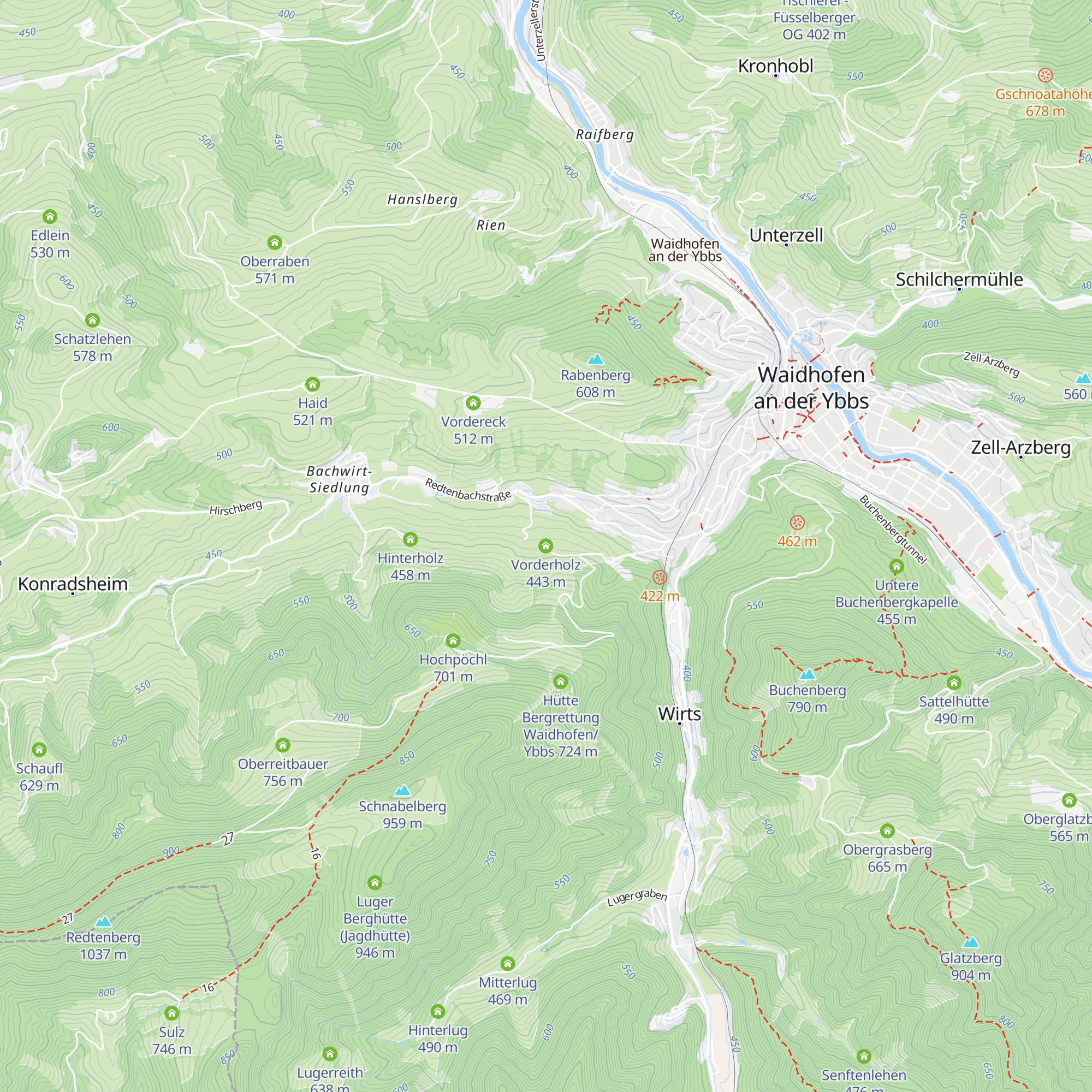Vorderholz map