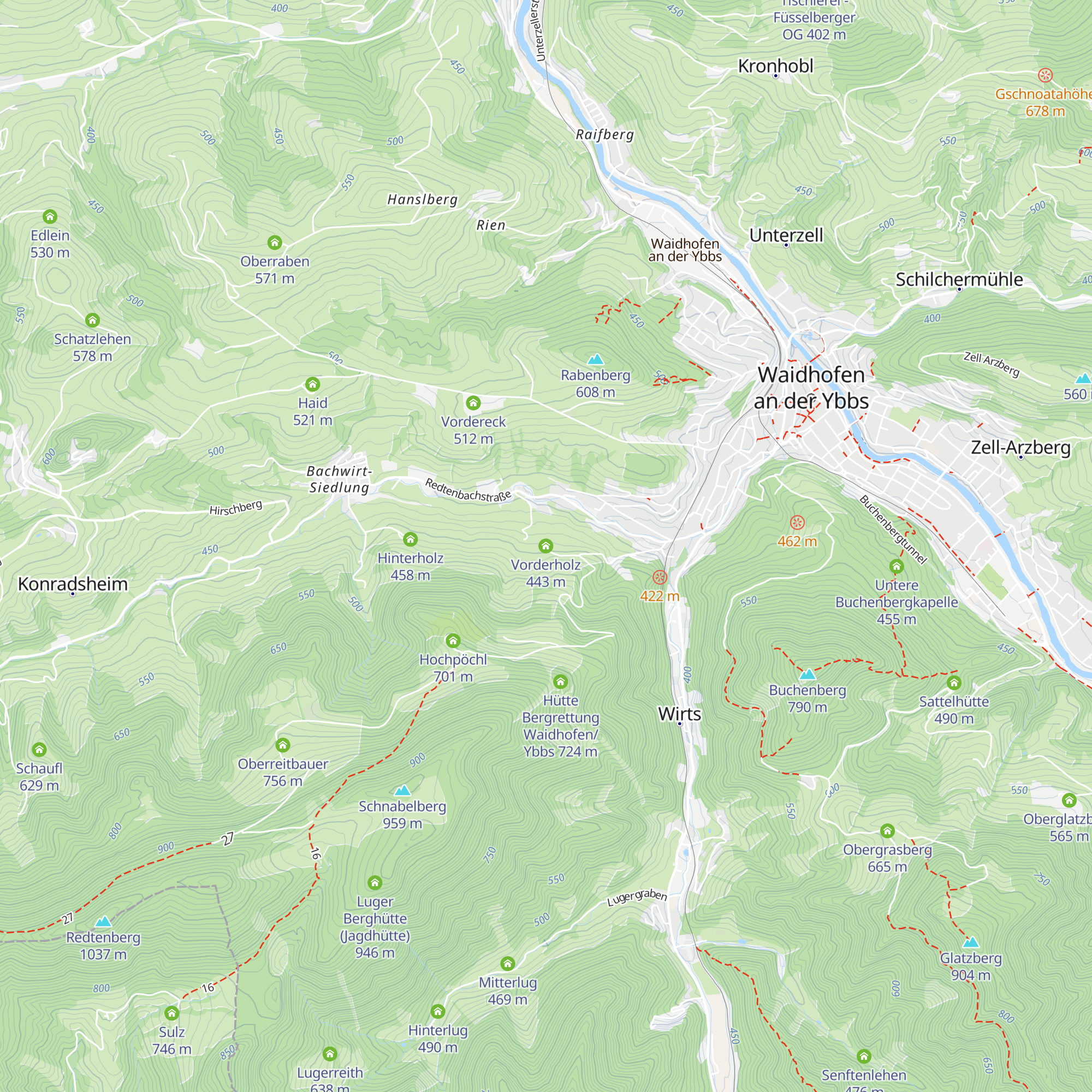 Vorderholz map