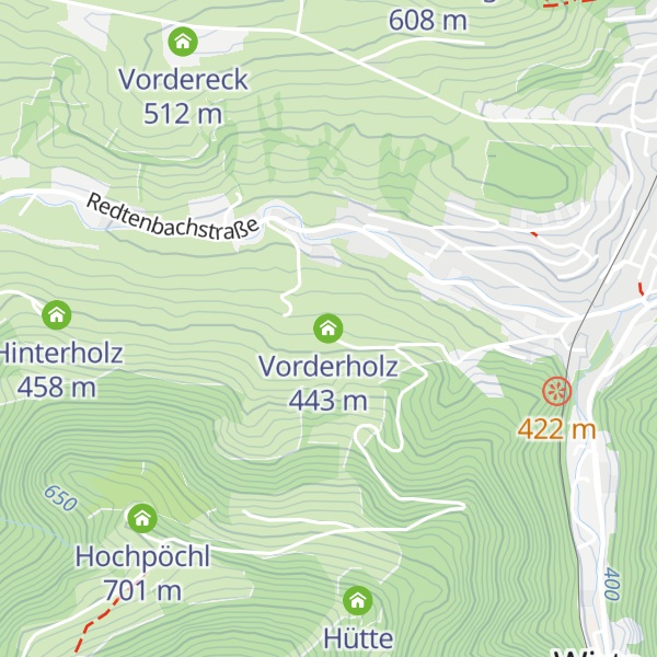 Map of Vorderholz