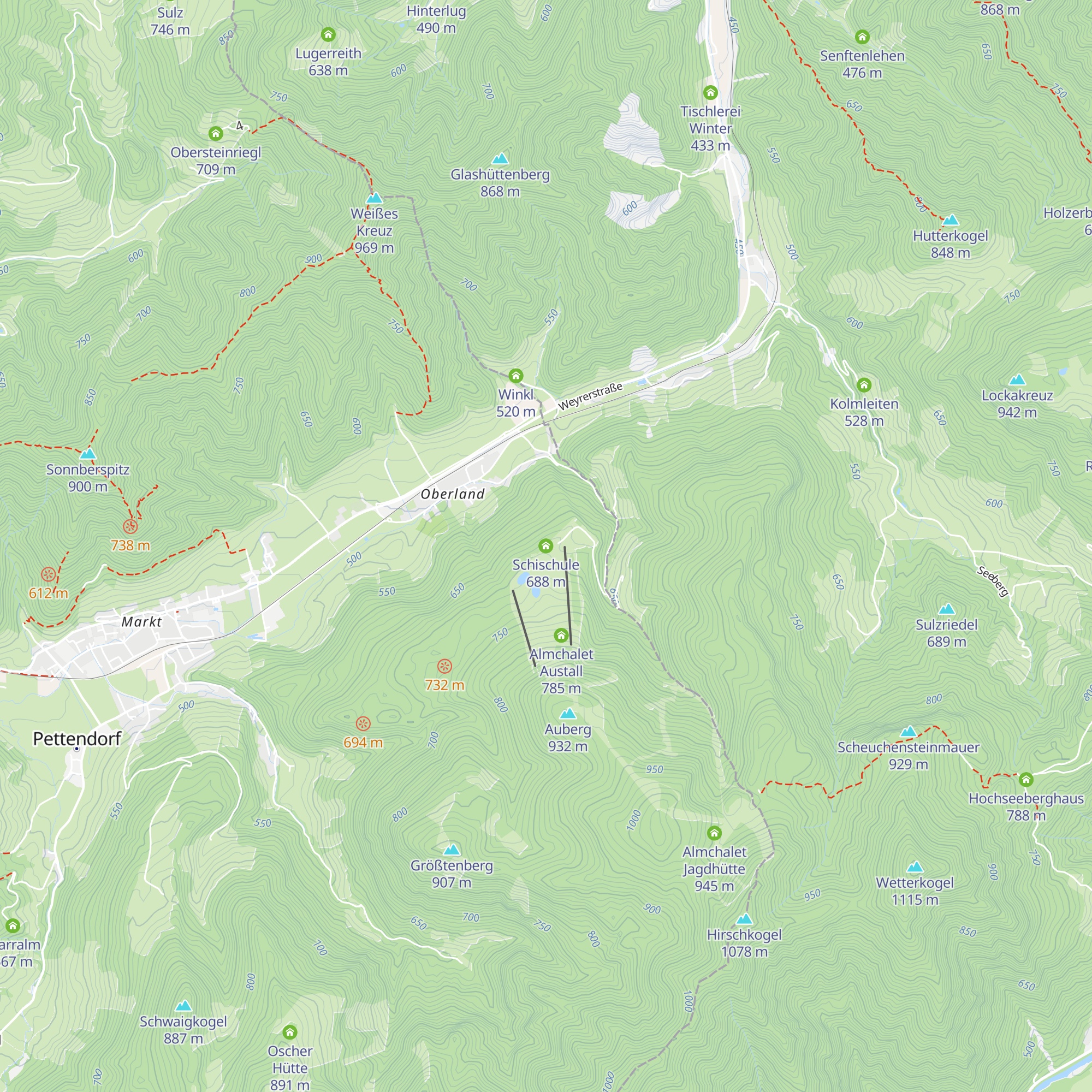 Schischule map