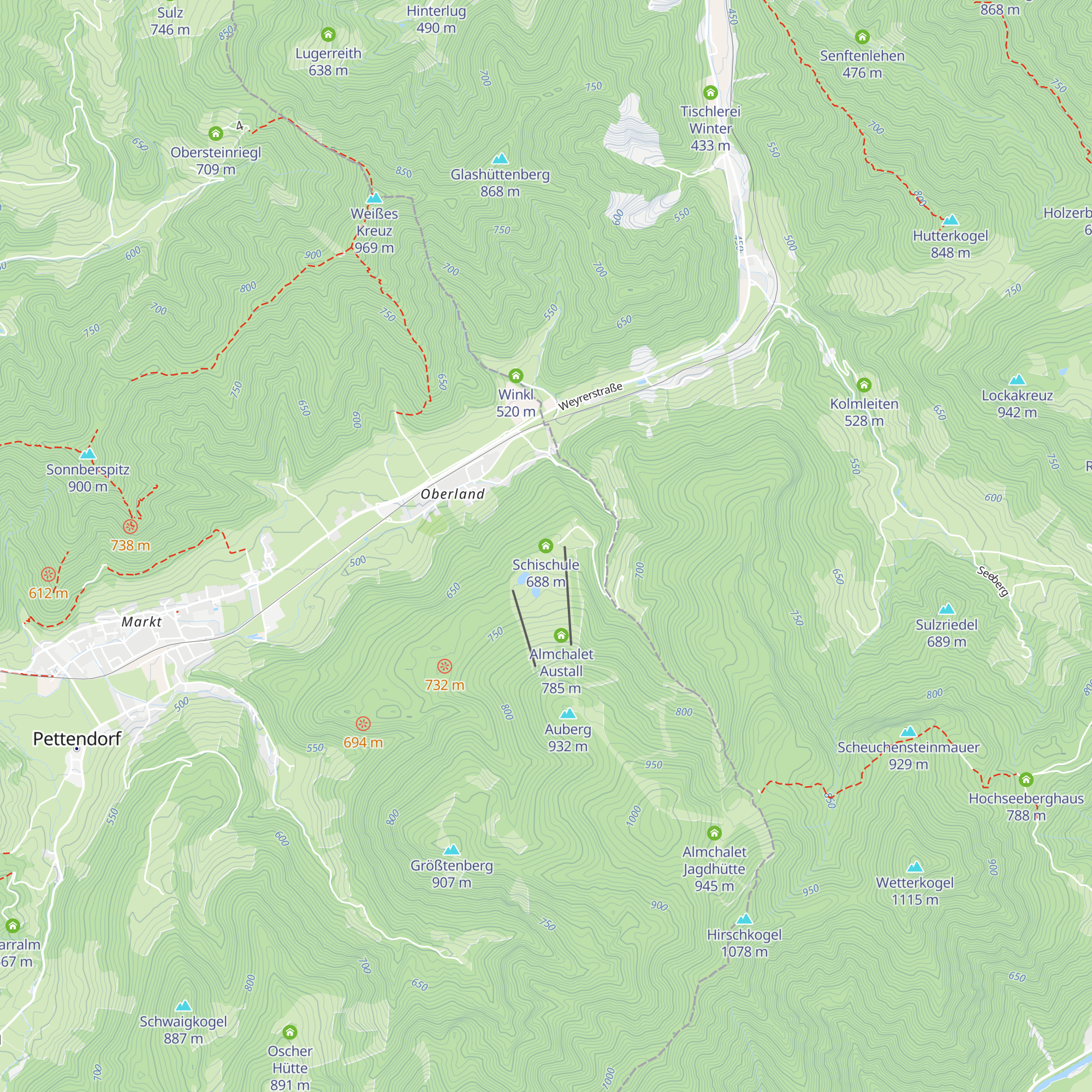 Schischule map