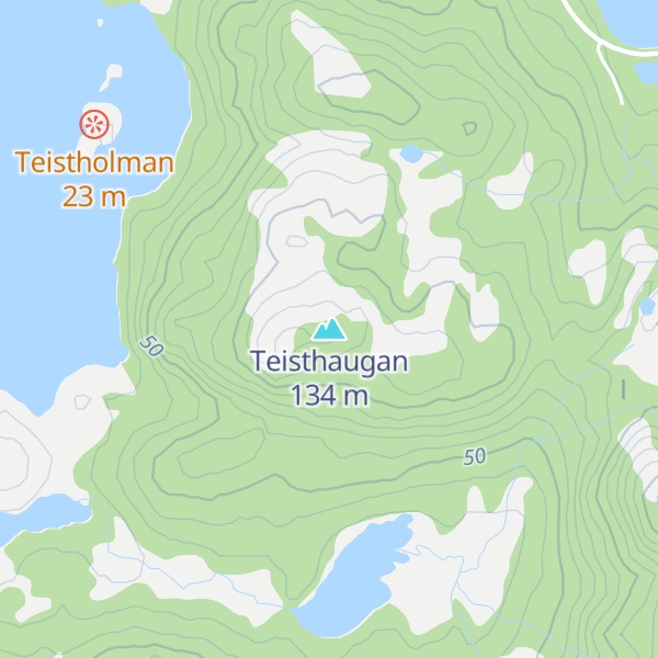 Map of Teisthaugan