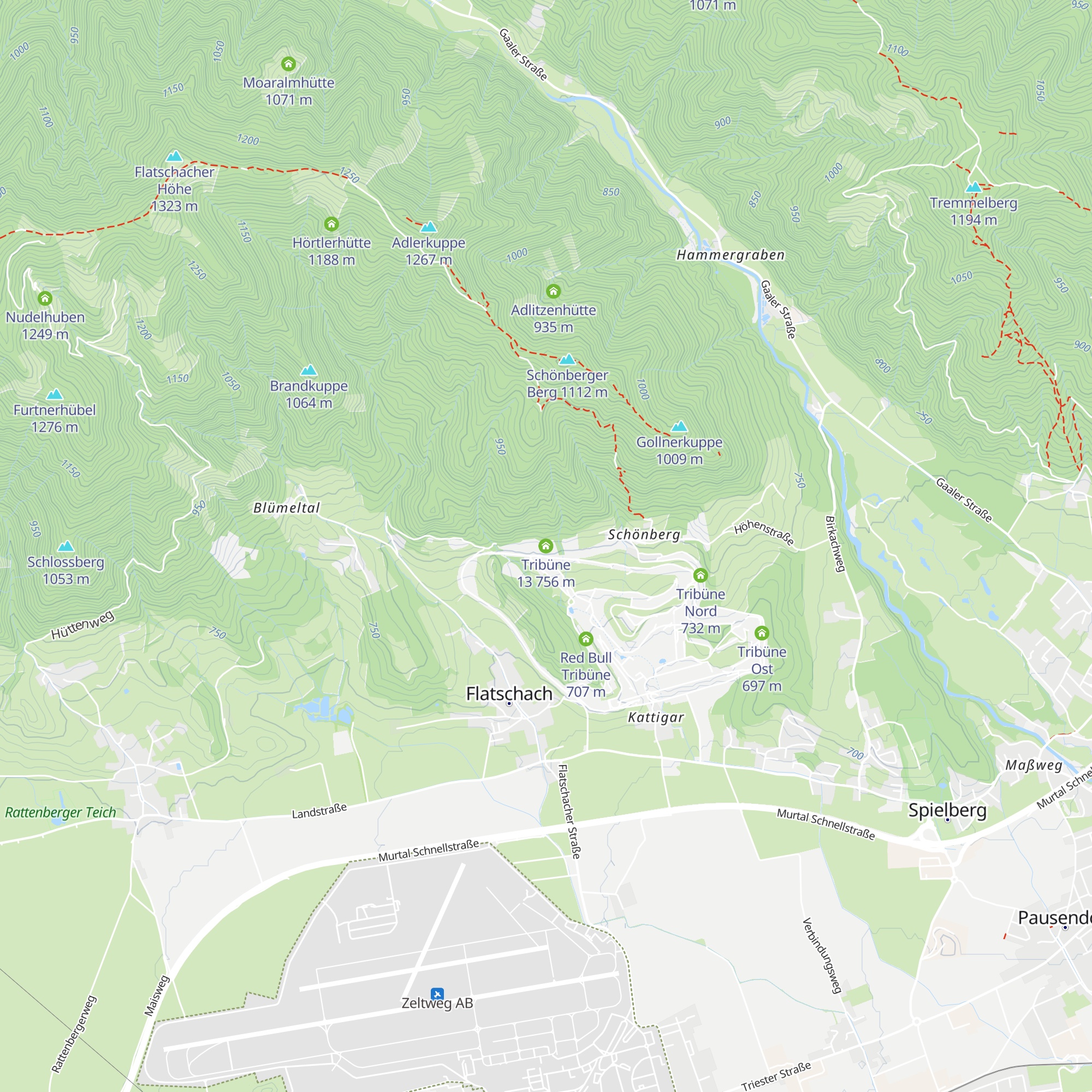Tribüne 13 map