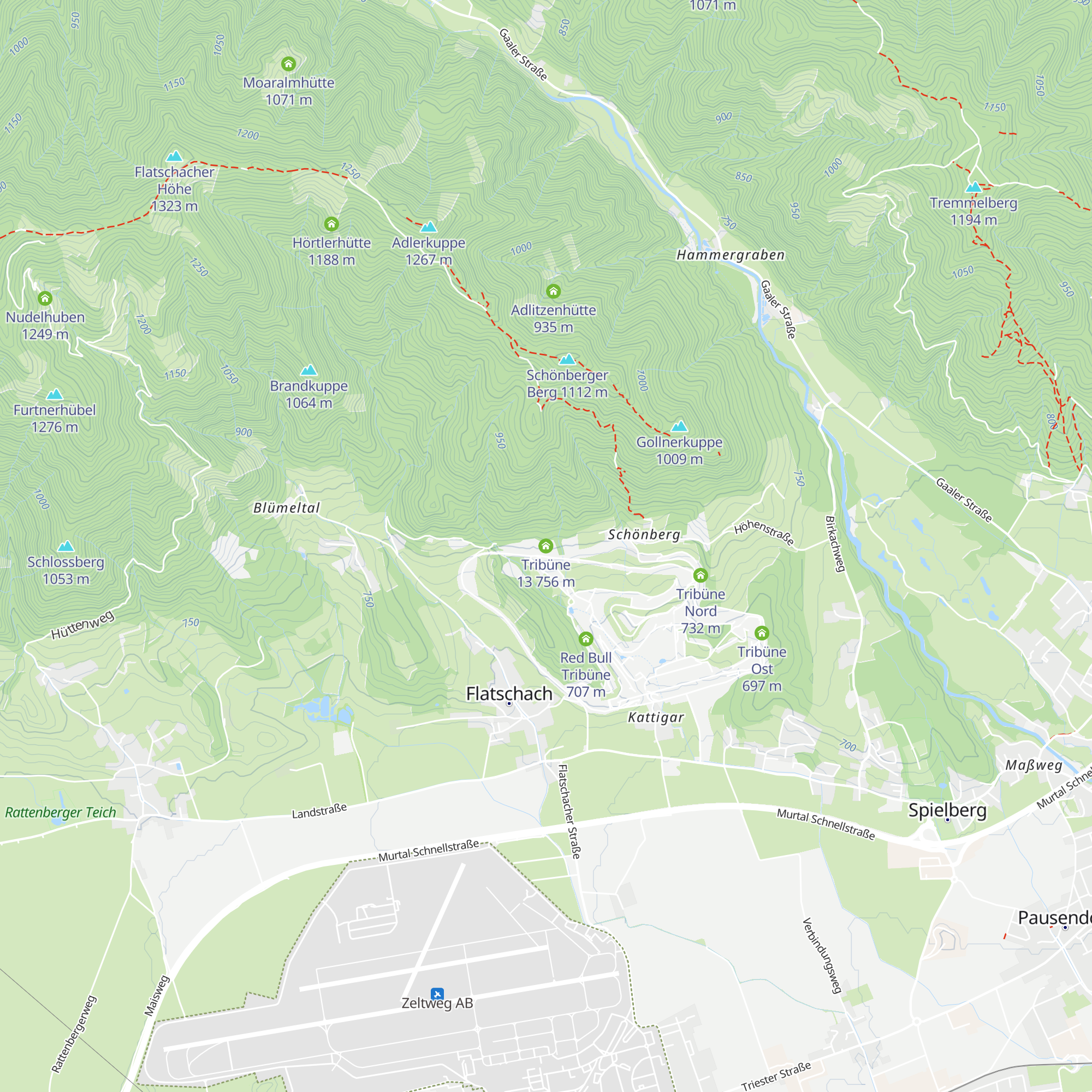Tribüne 13 map