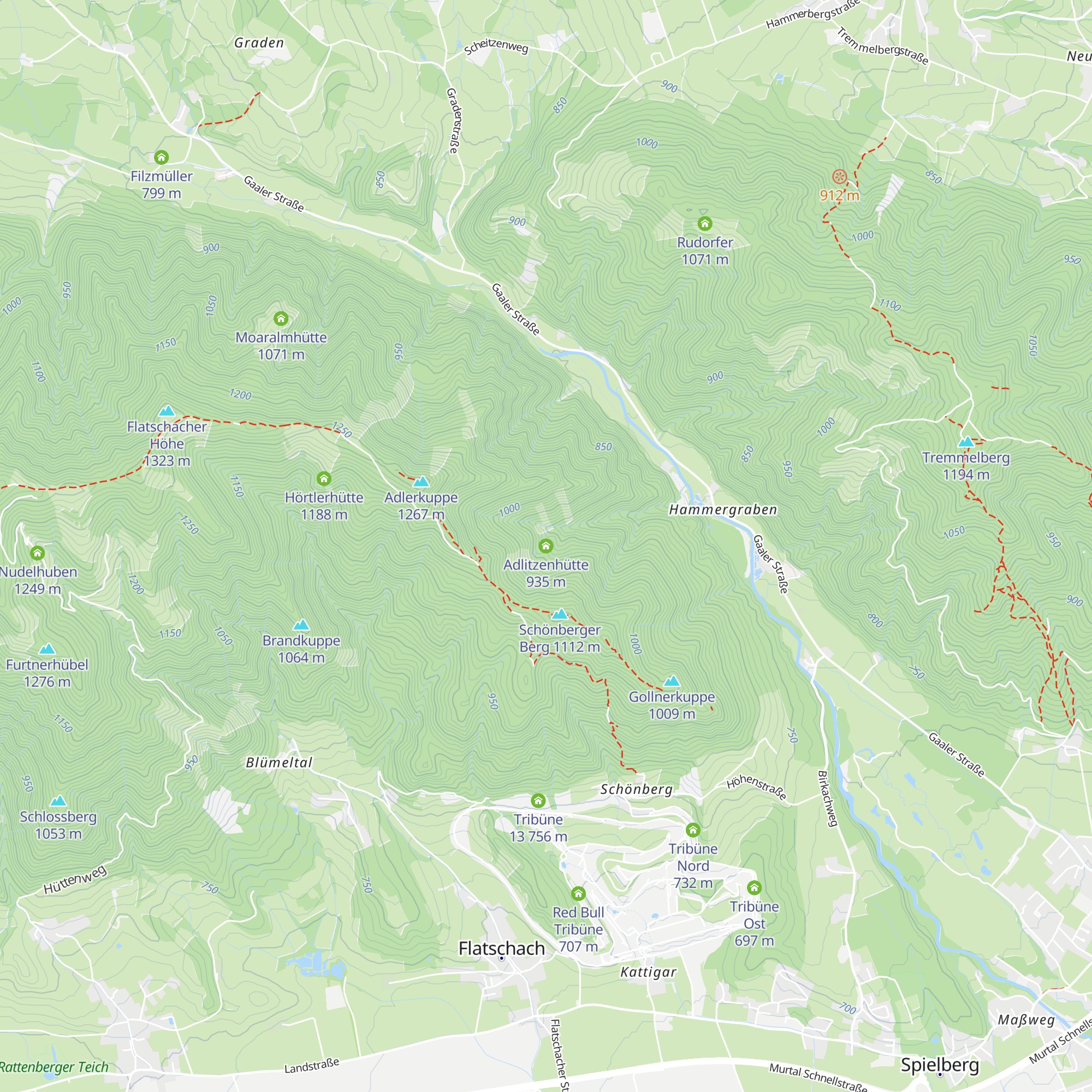 Adlitzenhütte map