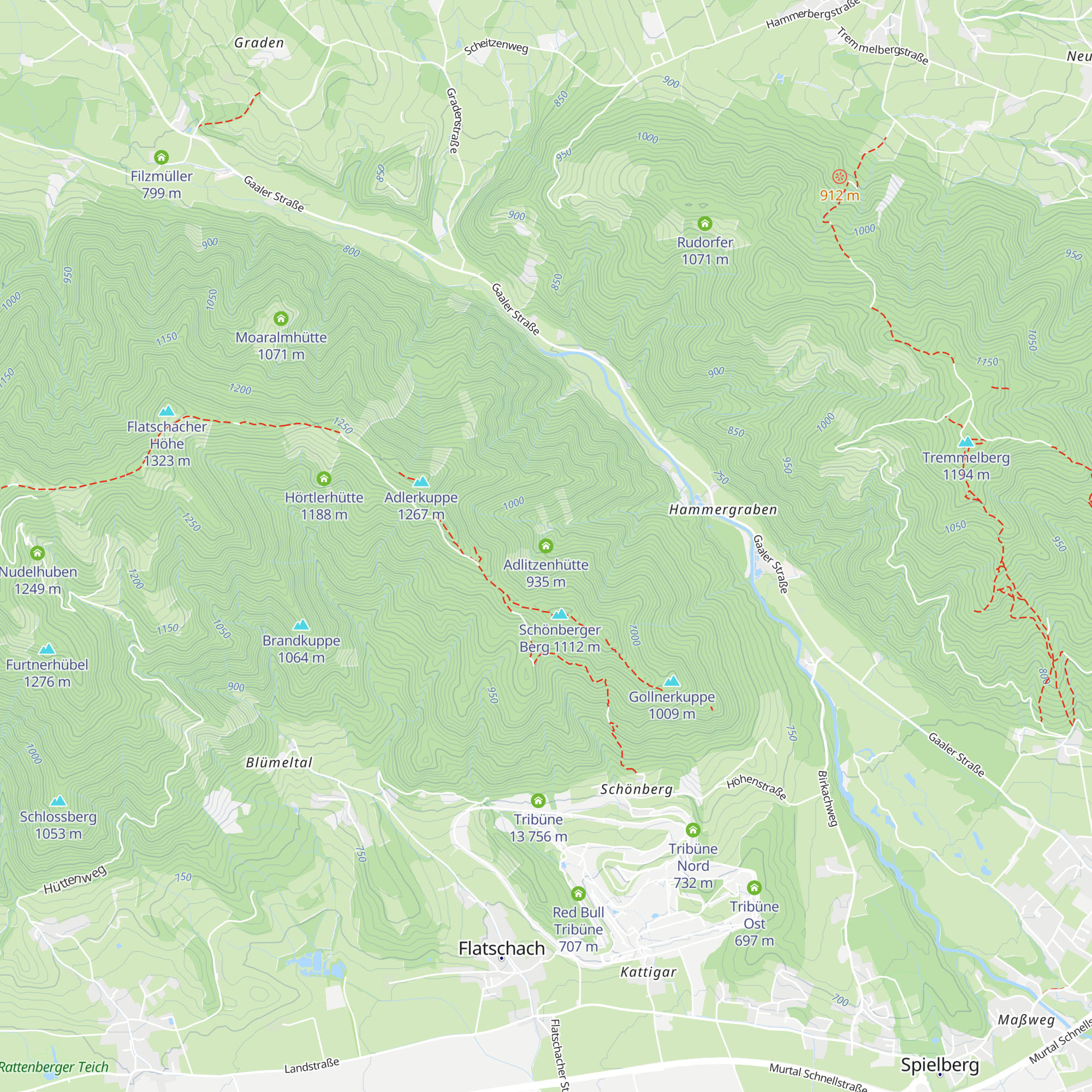 Adlitzenhütte map