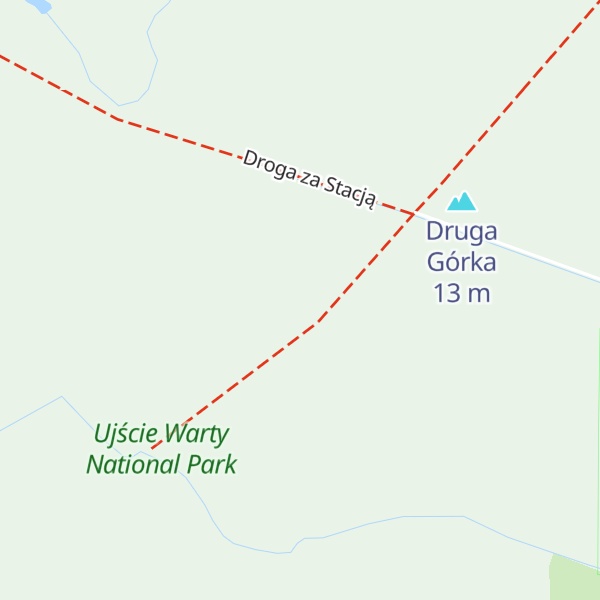 Map of Trzecia Górka