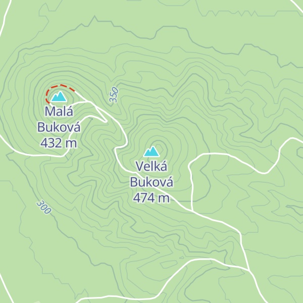 Map of Velká Buková