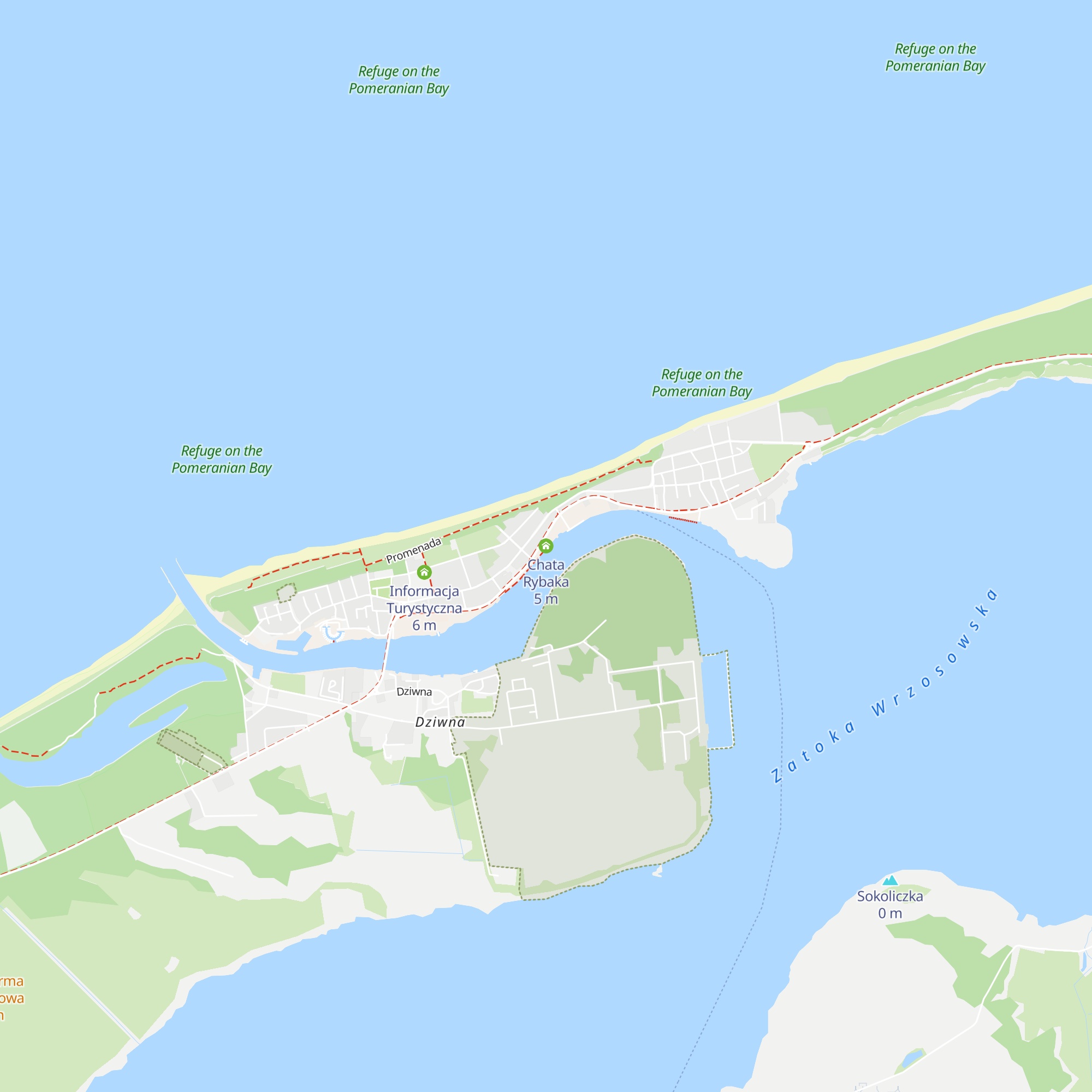 Chata Rybaka map
