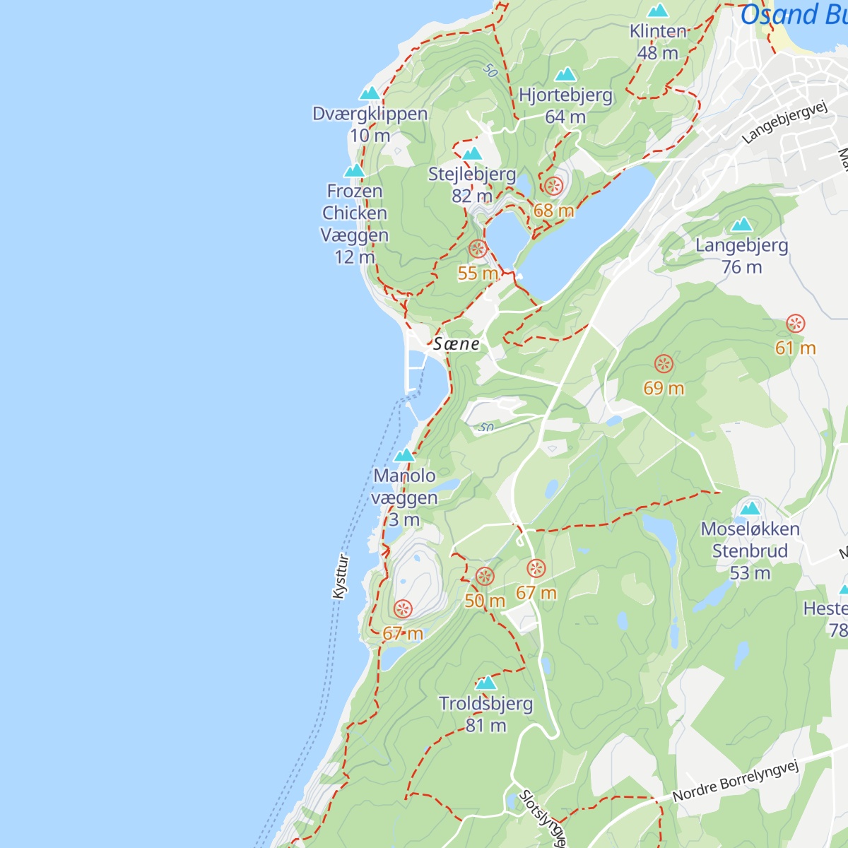 Kystshelter, Hammerhavn map