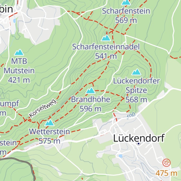 Map of Brandhöhe