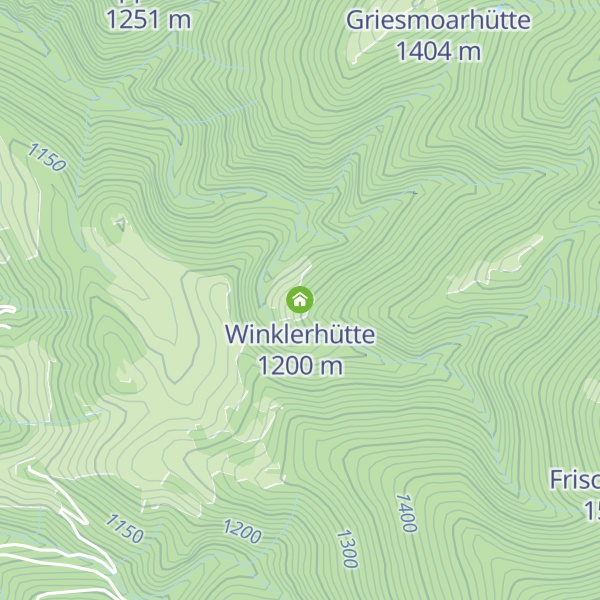 Map of Winklerhütte