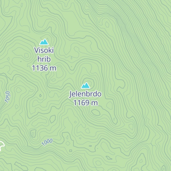Map of Jelenbrdo