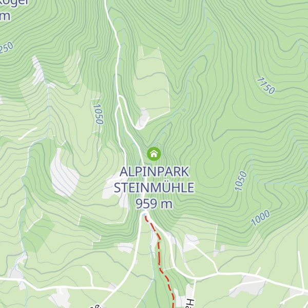 Map of ALPINPARK STEINMÜHLE