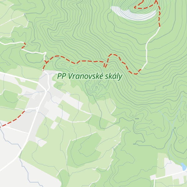 Map of Luční skála