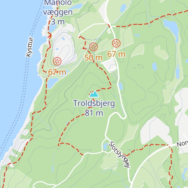 Map of Troldsbjerg