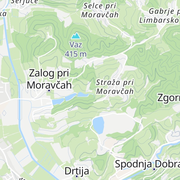 Map of Taborniška koča