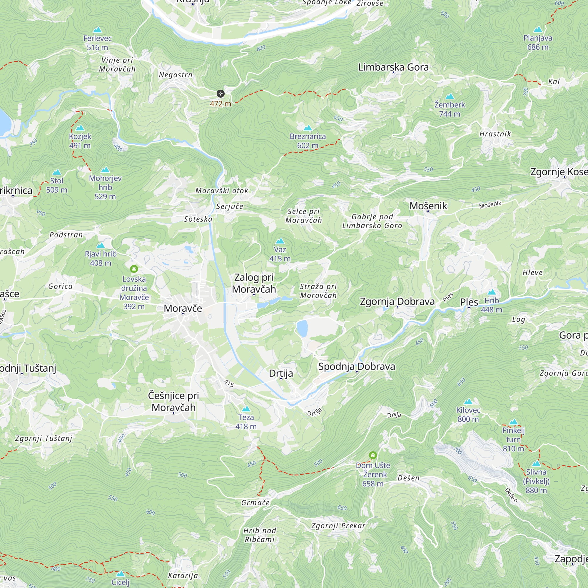 Taborniška koča map