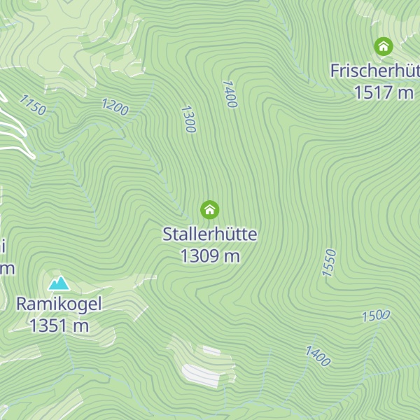 Map of Stallerhütte