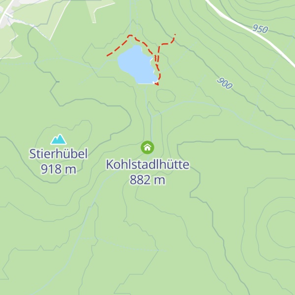 Map of Kohlstadlhütte