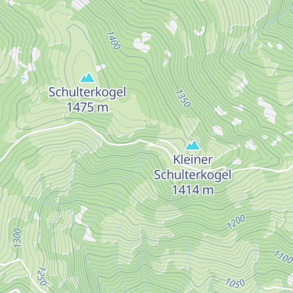 Map of Schulterkogelhütte