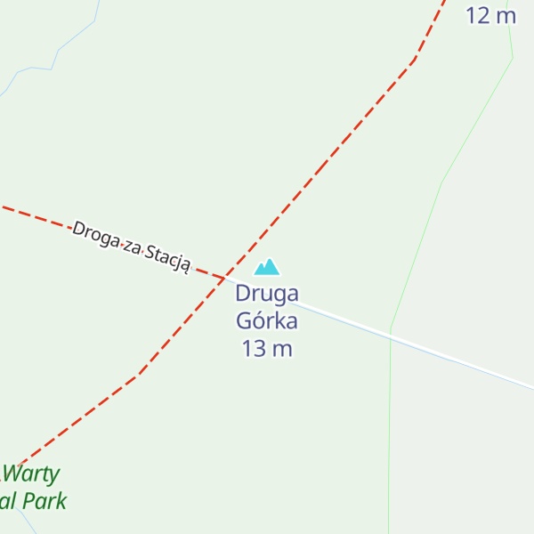 Map of Druga Górka