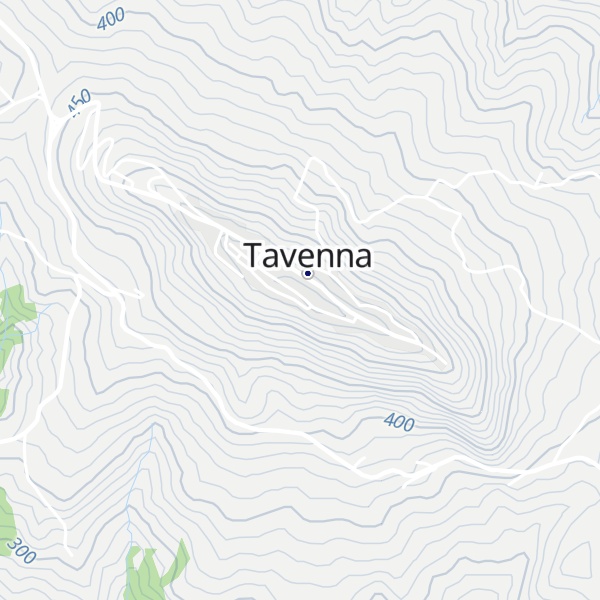 Map of Tavenna – Quota