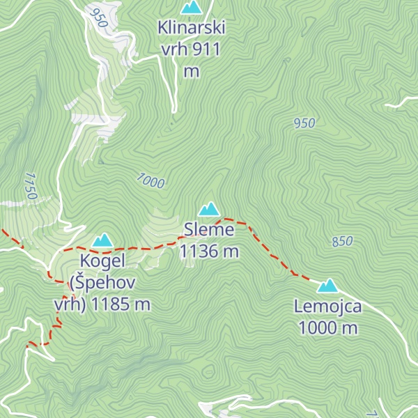 Map of Sleme