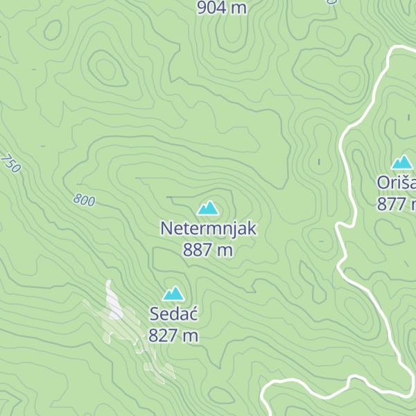 Map of Netermnjak