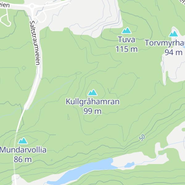 Map of Kullgråhamran