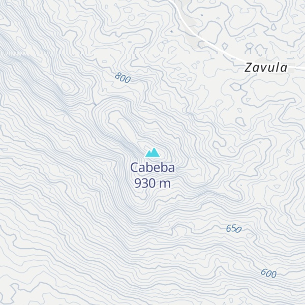 Map of Cabeba