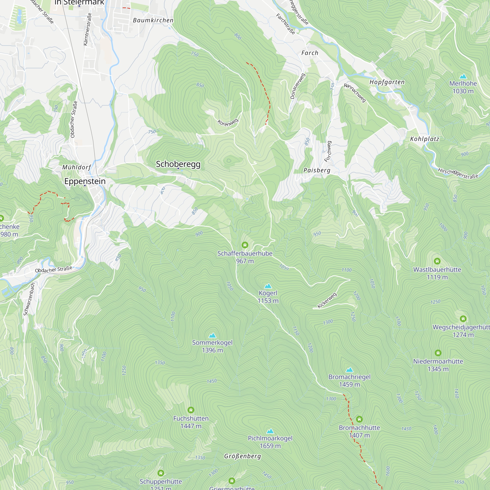 Schafferbauerhube map