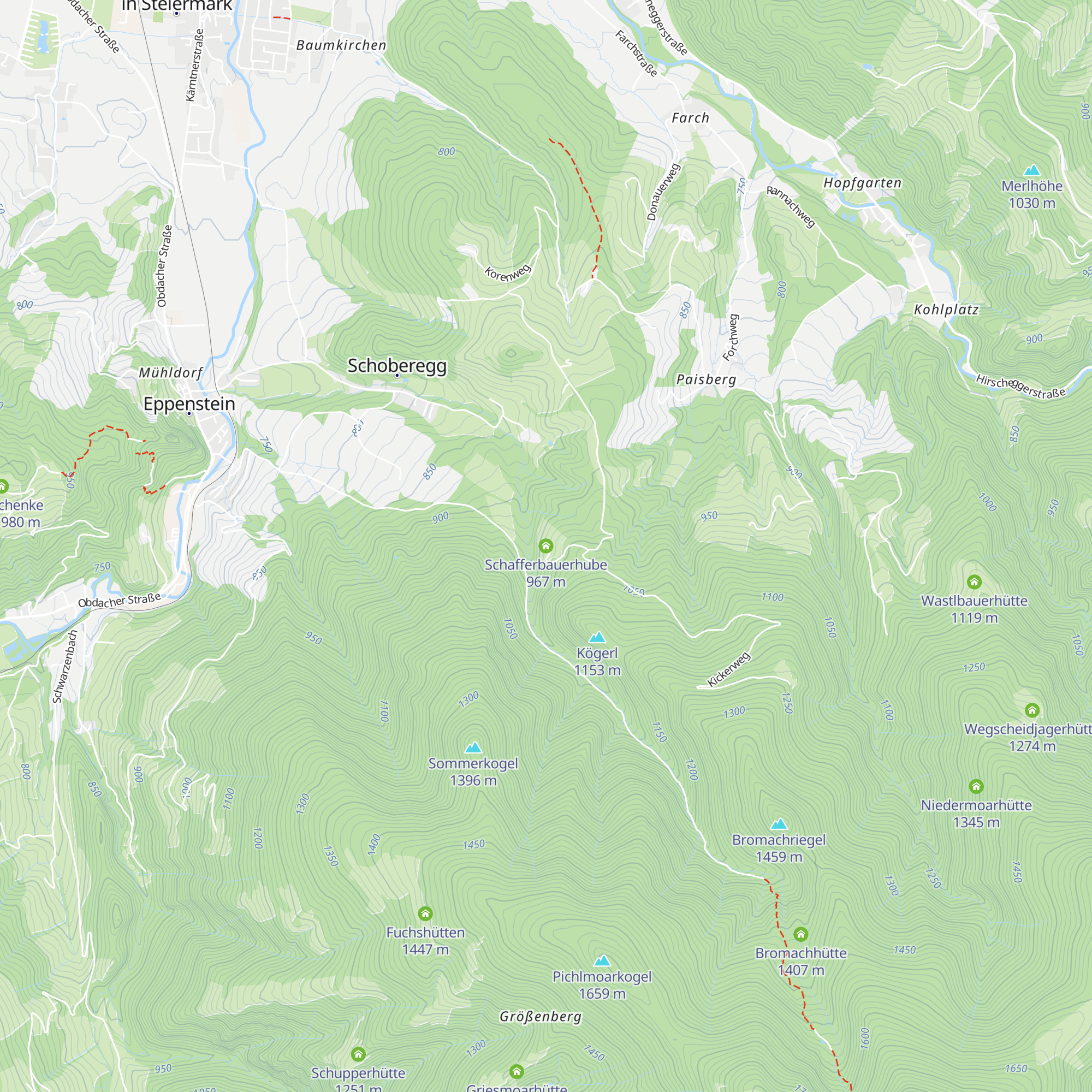 Schafferbauerhube map